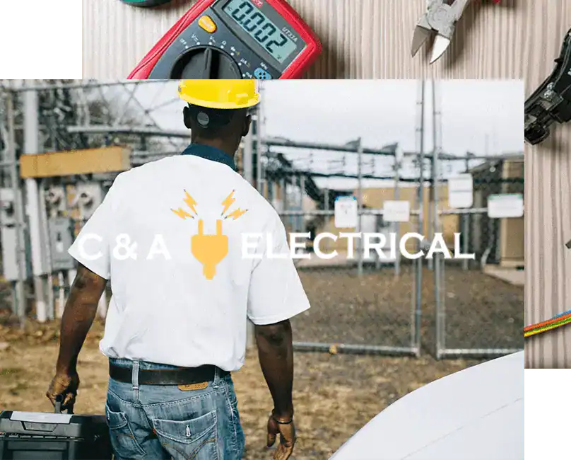 Certified electrician in Cape Town working on wiring